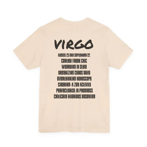 Soft Virgo Zodiac Woman Tee - Jersey Short Sleeve - Dipaliz - T-shirts