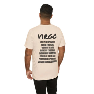 Soft Virgo Zodiac Woman Tee - Jersey Short Sleeve - Dipaliz - T-shirts