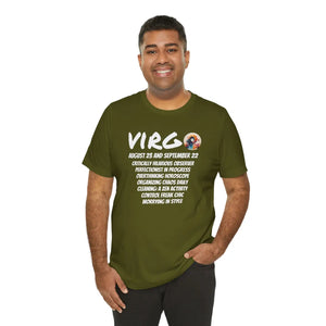 Soft Virgo Short Sleeve Tee - Cotton Zodiac - Dipaliz - T-shirts