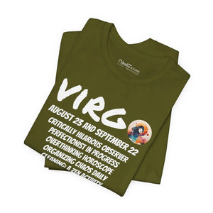Soft Virgo Short Sleeve Tee - Cotton Zodiac - Dipaliz - T-shirts