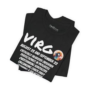 Soft Virgo Short Sleeve Tee - Cotton Zodiac - Dipaliz - T-shirts