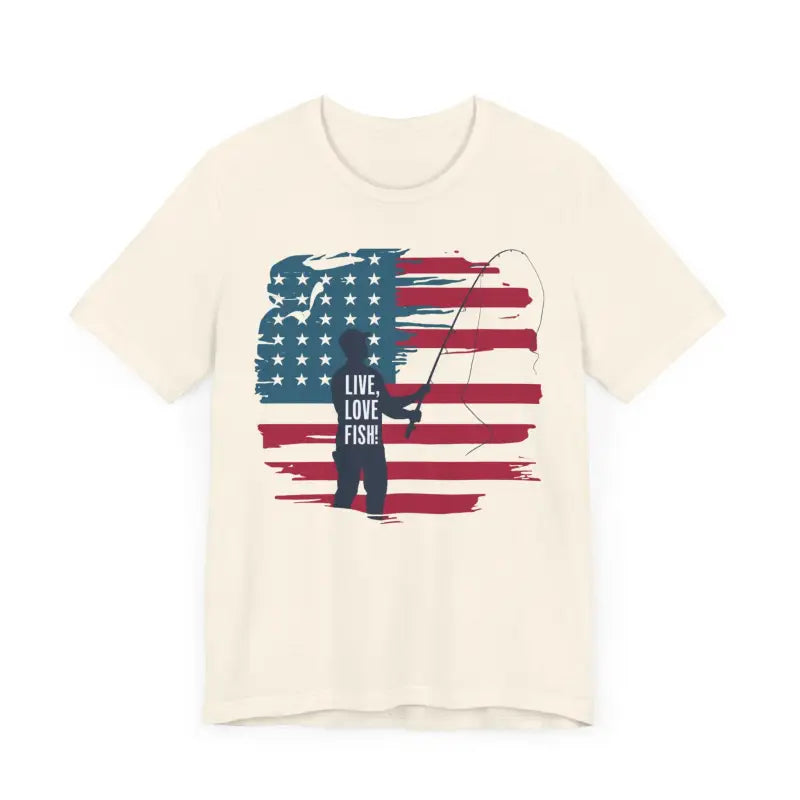 Unisex Jersey Tee: Your 4th Of July Fishing Companion - T-shirt