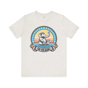 Vibrant Jersey Tee Elephant - Positive Energy Shirt - Dipaliz - T-shirts