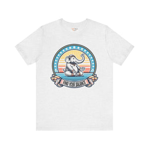 Vibrant Jersey Tee Elephant - Positive Energy Shirt - Dipaliz - T-shirts