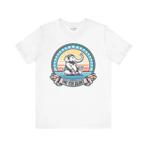 Vibrant Jersey Tee Elephant - Positive Energy Shirt - Dipaliz - T-shirts