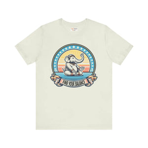 Vibrant Jersey Tee Elephant - Positive Energy Shirt - Dipaliz - T-shirts