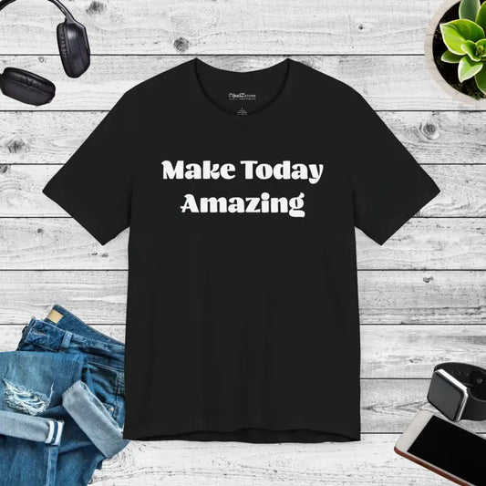 Elevate your Style with Make Today Amazing Unisex Jersey Tee - Black / s T-shirt