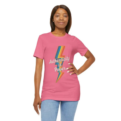 Unisex Jersey Tee: be Comfy & Stylish with Long-lasting Prints! - Charity Pink / s T-shirt