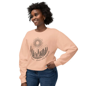Unisex Lightweight Crewneck - Nature Lovers Design - Dipaliz - Sweatshirts - s