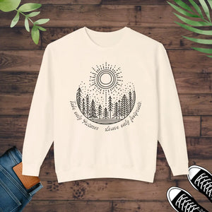 Unisex Lightweight Crewneck - Nature Lovers Design - Dipaliz - Sweatshirts - s