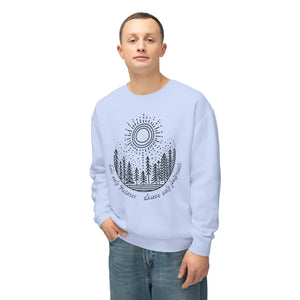 Unisex Lightweight Crewneck - Nature Lovers Design - Dipaliz - Sweatshirts - s
