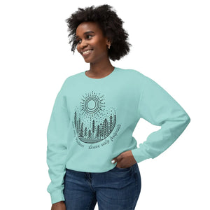 Unisex Lightweight Crewneck - Nature Lovers Design - Dipaliz - Sweatshirts - s