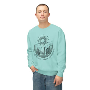 Unisex Lightweight Crewneck - Nature Lovers Design - Dipaliz - Sweatshirts - s