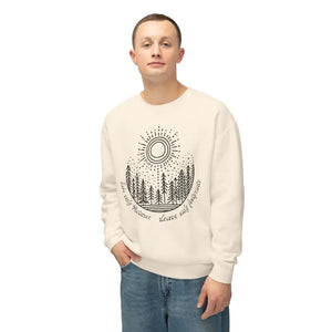 Lightweight Crewneck Sweatshirt for Nature Lovers - Dipaliz - Sweatshirts