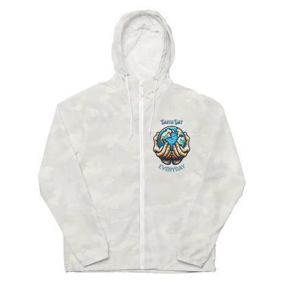 Unisex Lightweight Zip Windbreaker for Earth Day Explorations - Jackets