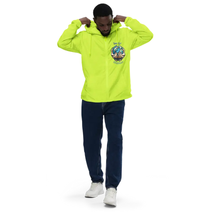 Unisex Lightweight Zip Windbreaker for Earth Day Explorations - Safety Yellow / Xs Jackets