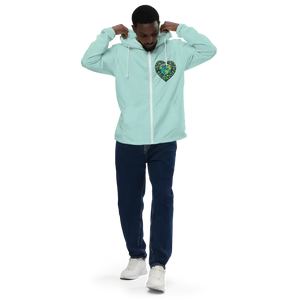 Lightweight Zip Windbreaker - Unisex Adventure Ready - Dipaliz - Aqua/white Zipper / Xs - Windbreakers