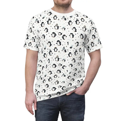 Unisex Penguin Tee: Elevate your Style with Trendy Comfort - White Stitching / 4 Oz. / s T-shirts