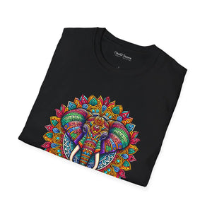 Vibrant Softstyle t Shirt - Colorful Mandal Art - Dipaliz - T-shirts