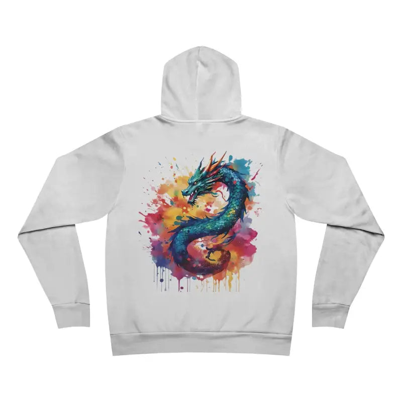 Unisex Sponge Fleece Pullover Hoodie with Dragon Wings of Power