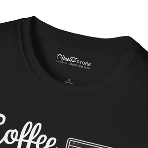 Coffee Coding Repeat Programmer Tee with Tear-away Label - Dipaliz - T-shirts