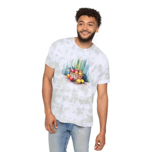 Vibrant Tie-dye Tee - Fruit Basket Summer Festival Shirt - Dipaliz - T-shirts