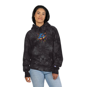 Vibrant Color Burst Hoodie Sunset Orange Softness - Dipaliz - Hoodies