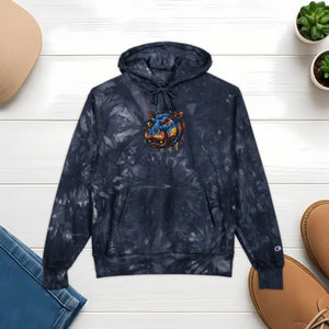 Color Burst Hoodie - Sunset Orange Spiral - Dipaliz Pro Softness - s / Navy - Hoodies