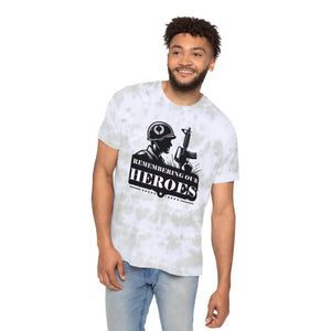 Vibrant Unisex Tie-dyed T-shirt - Hero Graphic - Dipaliz - T-shirts