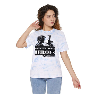 Vibrant Unisex Tie-dyed T-shirt - Hero Graphic - Dipaliz - T-shirts