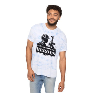 Vibrant Unisex Tie-dyed T-shirt - Hero Graphic - Dipaliz - T-shirts