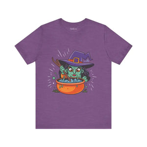 Short Sleeve Witch Tee Jersey Comfort Magic Style - Dipaliz - T-shirts