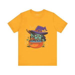 Short Sleeve Witch Tee Jersey Comfort Magic Style - Dipaliz - T-shirts