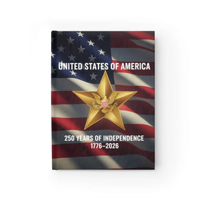 United States 250th Anniversary Journal – Patriotic Ruled Notebook (1776–2026) - Journals