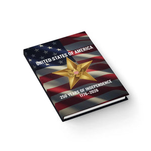 United States 250th Anniversary Journal – Patriotic Ruled Notebook (1776–2026) - Journals