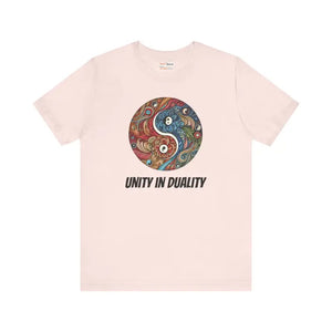 Yin Yang Unisex Jersey Tee - Comfort Meets Style - Dipaliz - Soft Pink / s - T-shirts