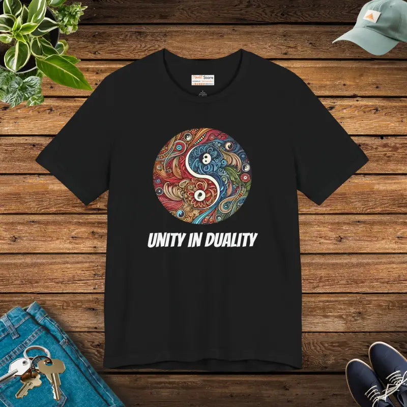 Yin Yang Unisex Jersey Short Sleeve Tee – Timeless & Comfy - T-shirt