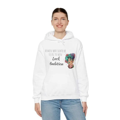 Unleash Ambition: Slay in Unisex Heavy Blend Hoodie - White / s