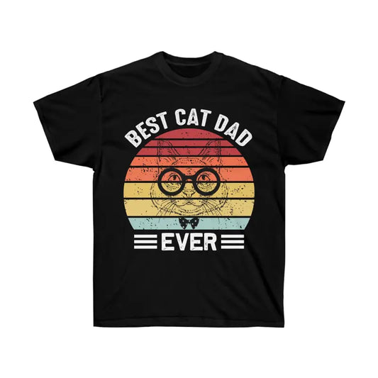 Unleash Your Cat Dad Swagger With Unisex Ultra Cotton Tee - T-shirt