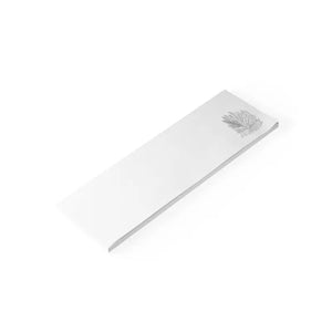 Fern Sketch Post it Note Pad - Stylish Desk Essential - Dipaliz - 10’’ x 3’’ / White - Sticky Notes