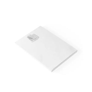 Fern Sketch Post it Note Pad - Stylish Desk Essential - Dipaliz - 4’’ x 6’’ / White - Sticky Notes
