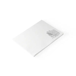 Fern Sketch Post it Note Pad - Stylish Desk Essential - Dipaliz - 8’’ x 6’’ / White - Sticky Notes