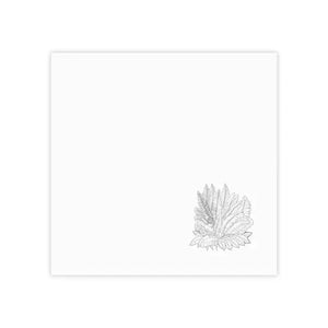 Fern Sketch Post it Note Pad - Stylish Desk Essential - Dipaliz - Sticky Notes