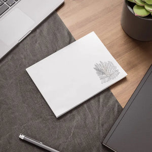 Fern Sketch Post it Note Pad - Stylish Desk Essential - Dipaliz - Sticky Notes