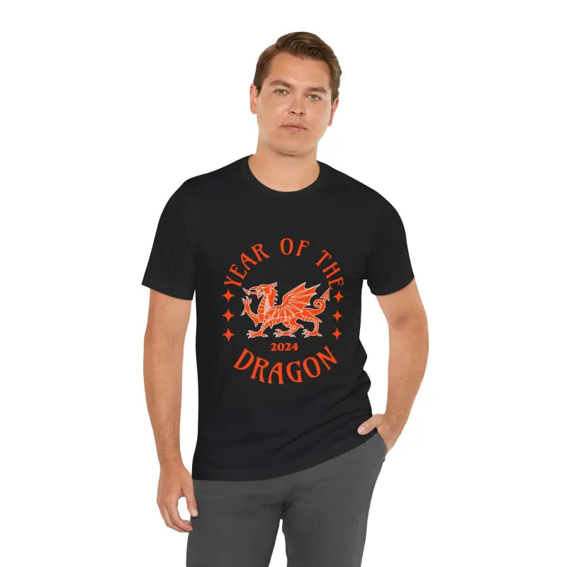 Unleash Power with Dragon Fury Unisex Jersey Short Sleeve Tee - Black / s T-shirt