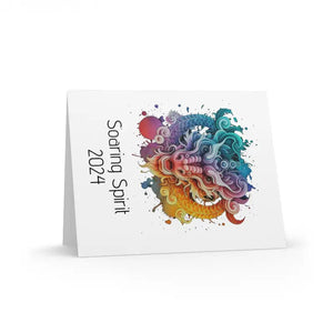 Greeting Cards with Matching White Envelopes for Year Wishes - Dipaliz - & Note