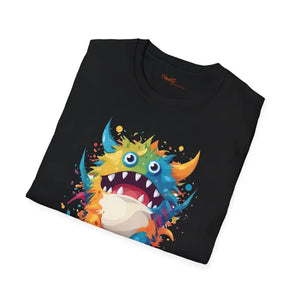 Cute Colorful Monster Softstyle Cotton Tee - Dipaliz - T-shirts