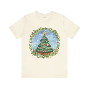 Christmas Tree Jersey Short Sleeve Tee Women’s Fashion - Dipaliz - T-shirts