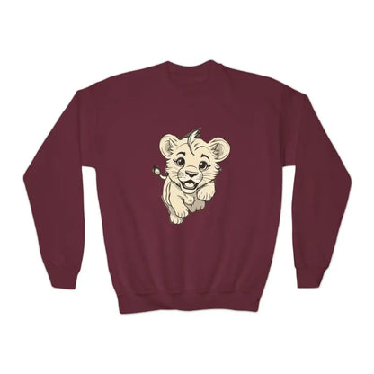 Unleash Your Inner Lion: The Wild Crewneck Sweatshirt - Kids Clothes