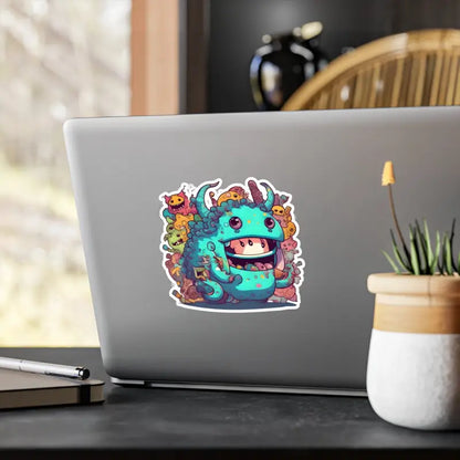 Unleash Creativity with Monster Madness Kiss Cut Vinyl Stickers - 6’’ x 8’’ / Kiss-cut / Satin Paper Products